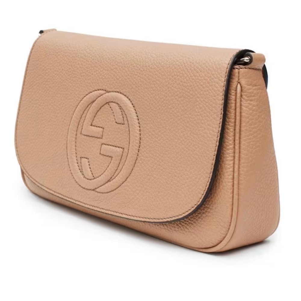 Gucci Beige Leather Chain Crossbody with Tassel - Picture 4 of 9